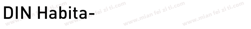 DIN Habita字体转换